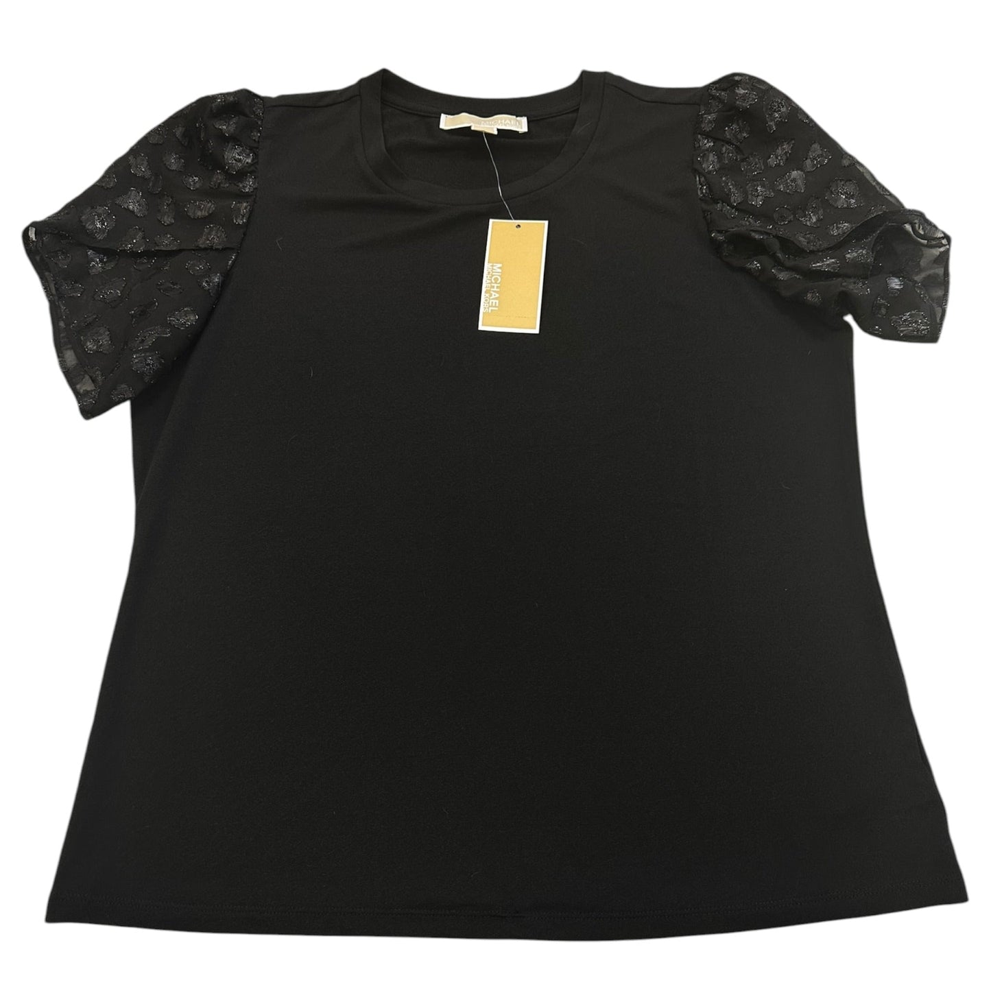 Top Ss By Michael By Michael Kors In Black, Size:M