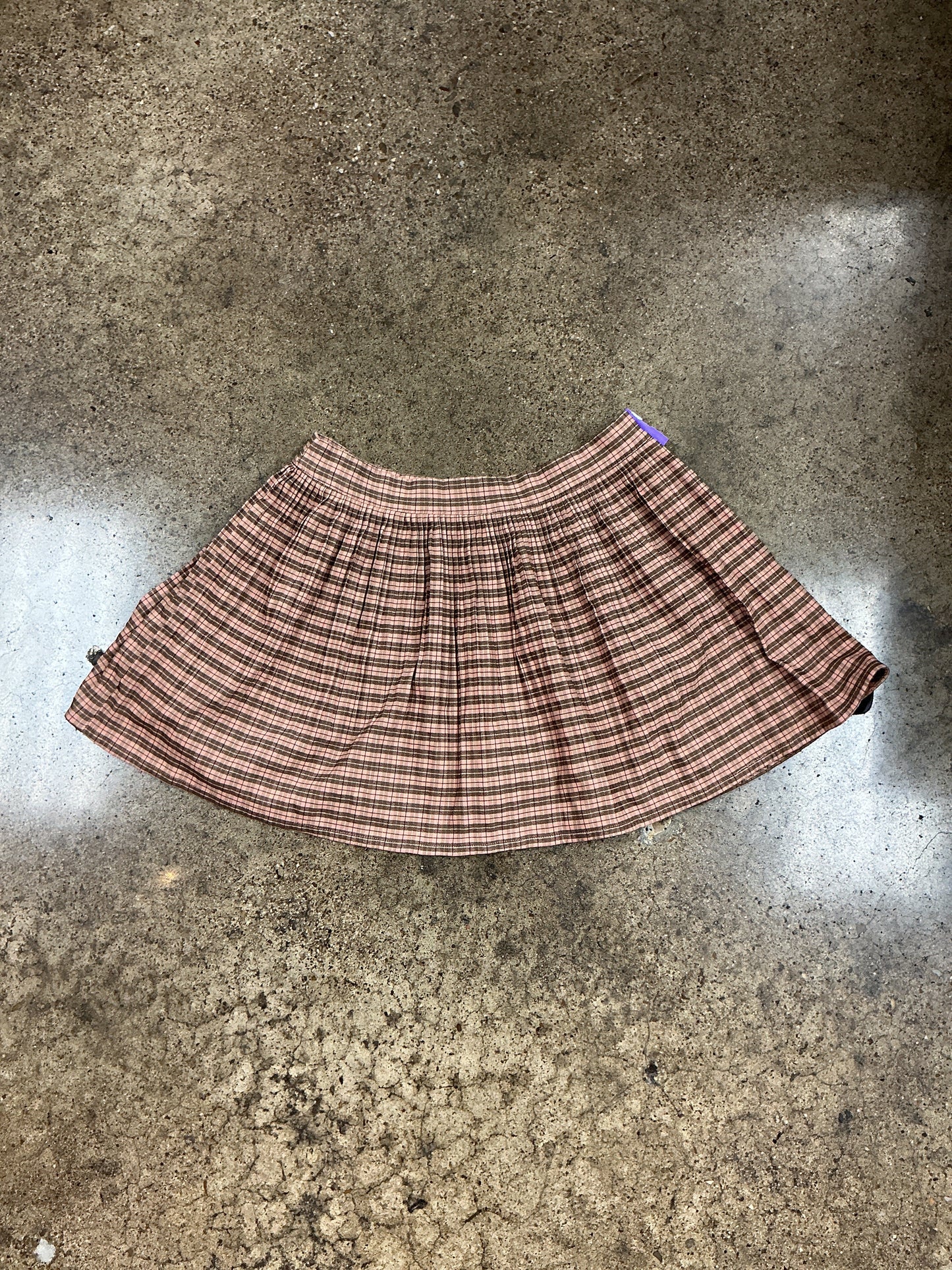 Skirt Mini & Short By Bdg In Brown & Pink, Size:L