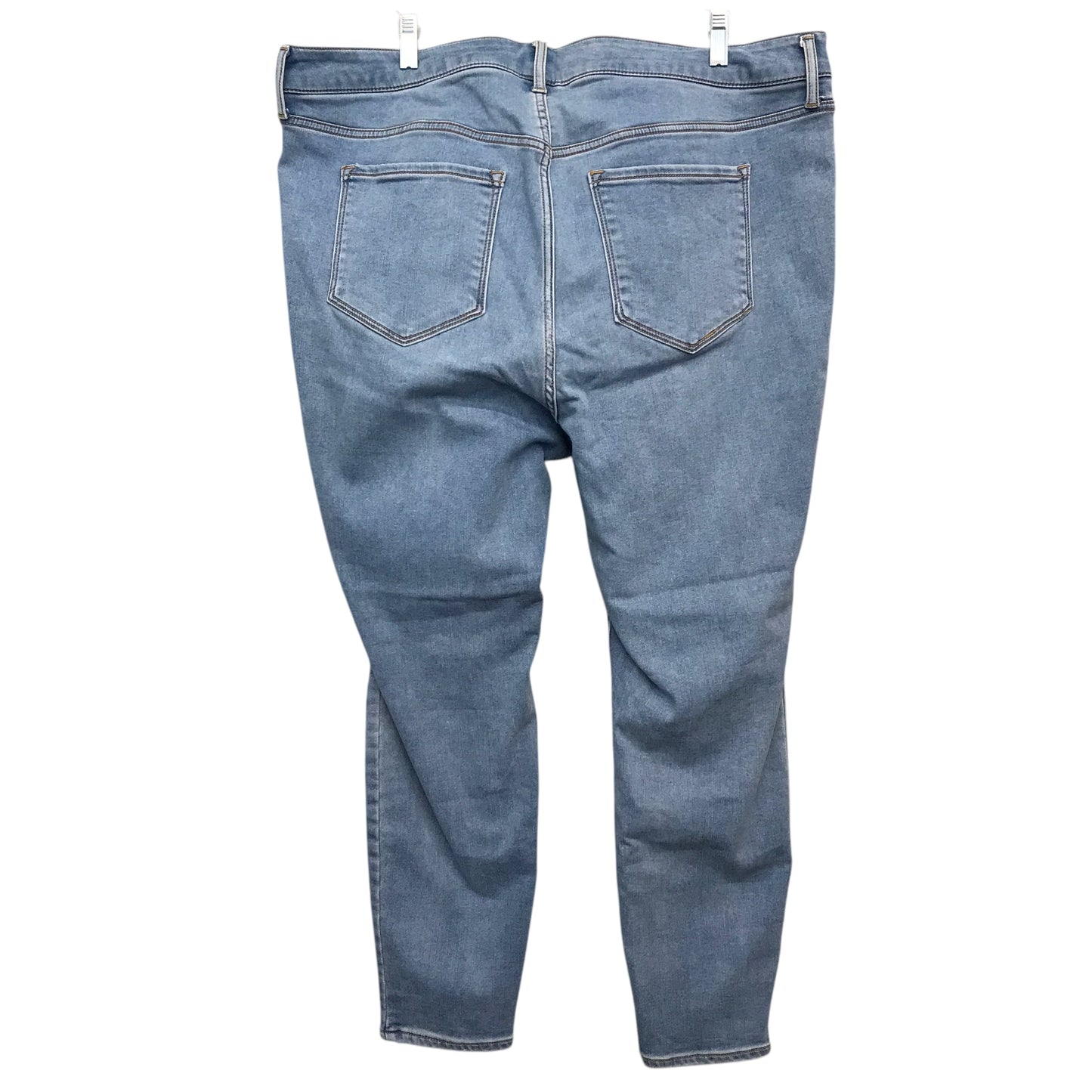 Jeans Skinny By Old Navy In Blue Denim, Size:22