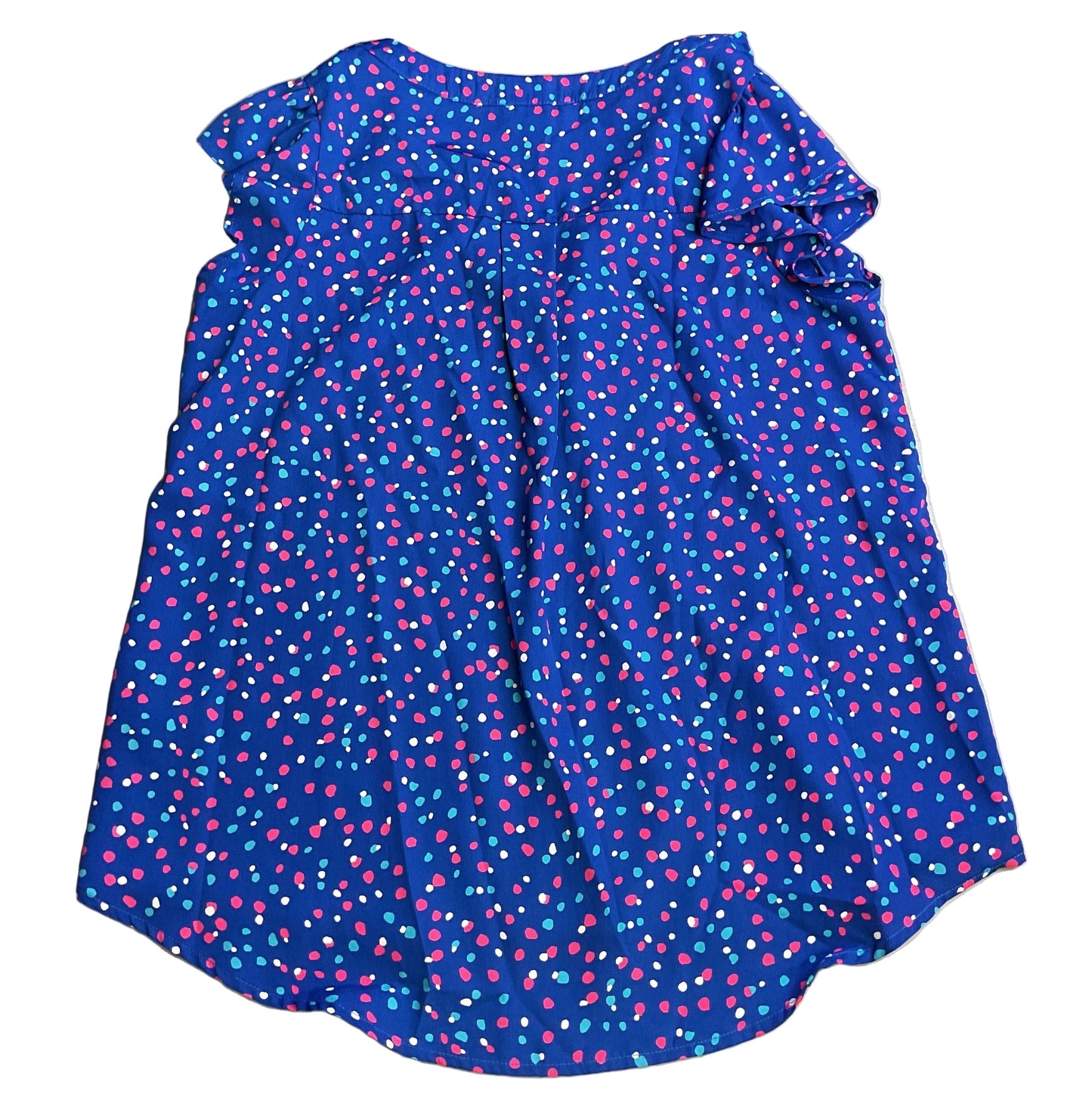 Top Sleeveless By Andree By Unit In Blue & Pink, Size:S