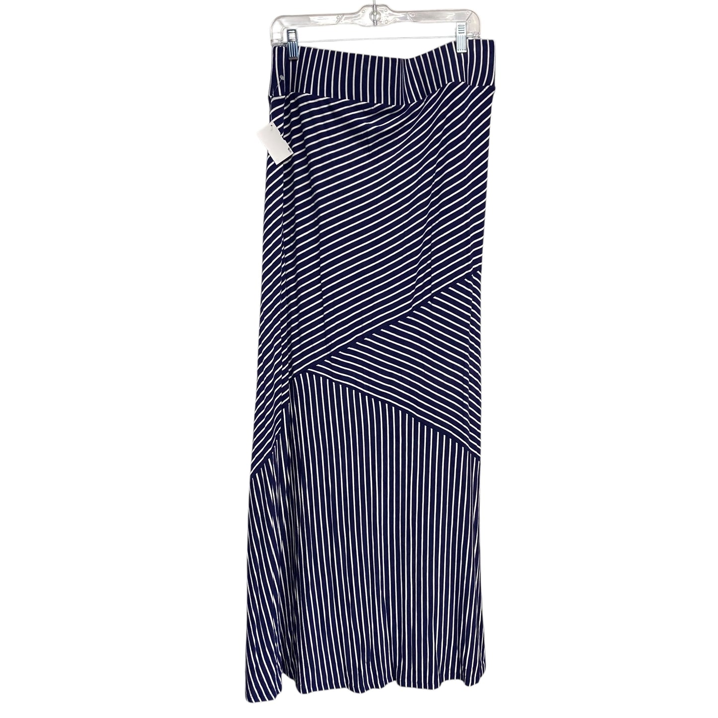 Skirt Maxi By Torrid In Blue & White, Size:1X