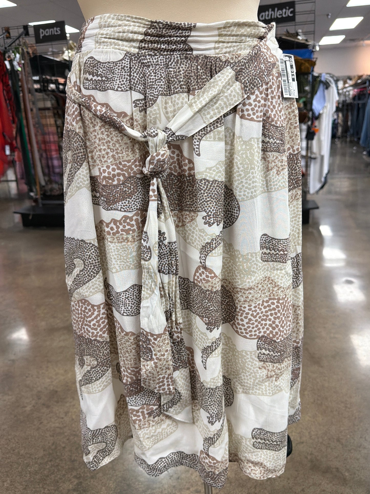 Skirt Mini & Short By Porridge In Tan & White, Size:S
