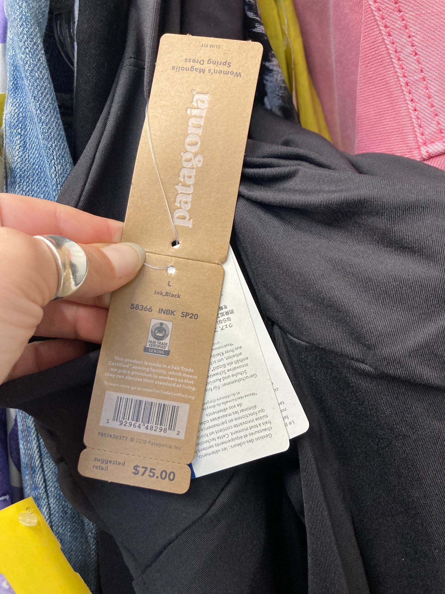 Athletic Dress By Patagonia In Grey, Size:L