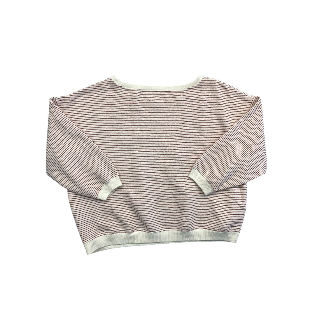 Sweatshirt Crewneck By American Eagle In Striped Pattern, Size:Xl