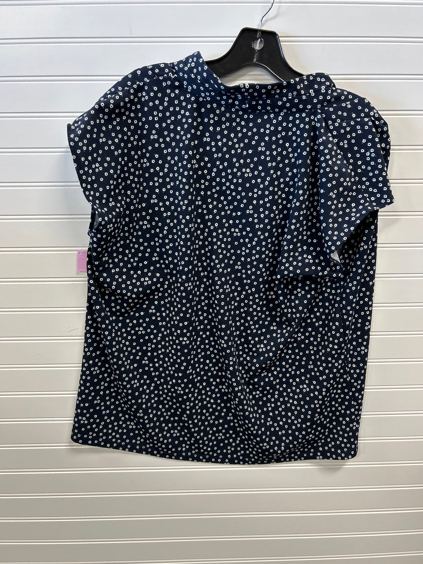 Top Sleeveless By Ann Taylor In Navy, Size:L