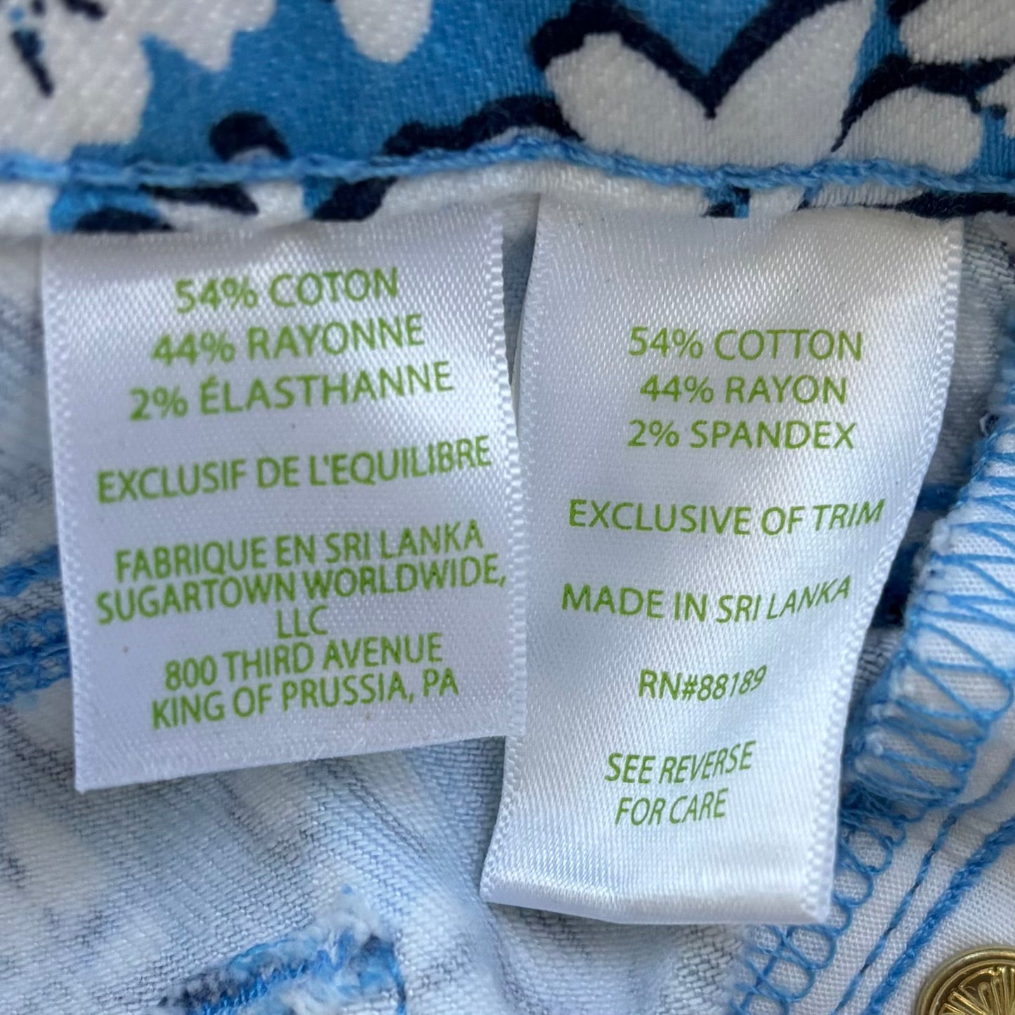 Pants Designer By Lilly Pulitzer In Floral Print, Size: 4