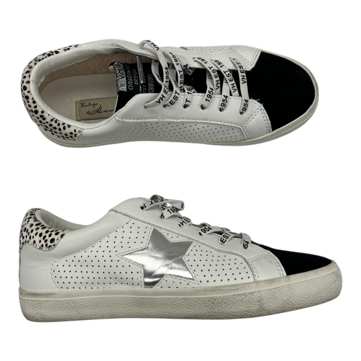Shoes Sneakers By Vintage Havana In Black & White, Size:8