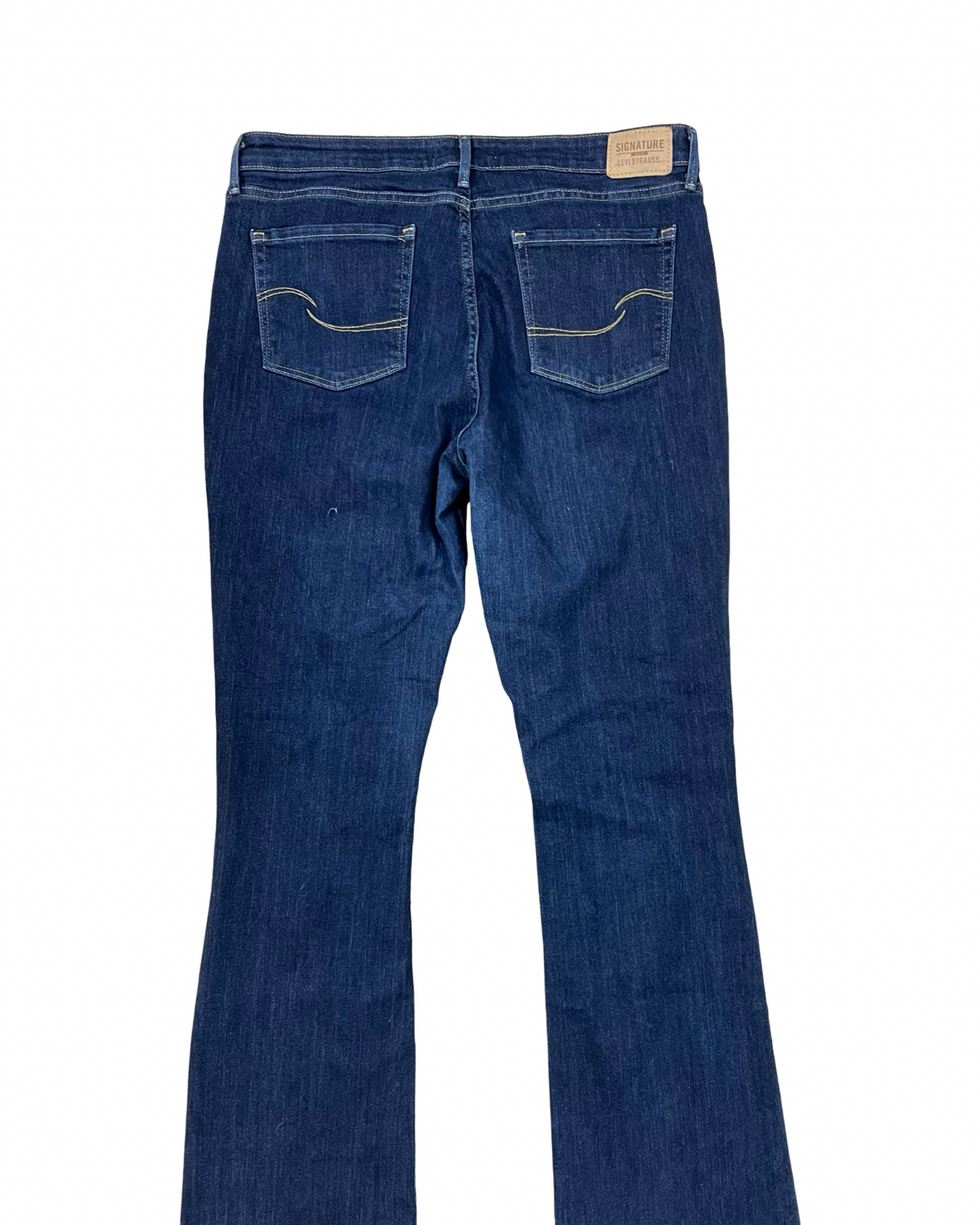 Jeans Boot Cut By Levis In Blue Denim, Size:16L