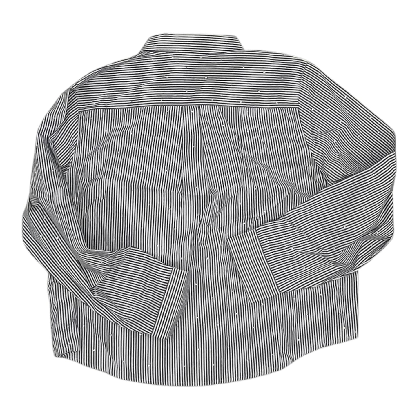 Blouse Ls By J. Crew In Striped Pattern, Size:L