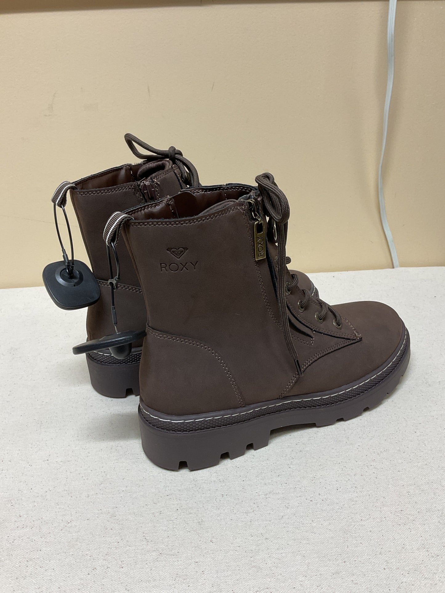 Boots Ankle Heels By Roxy In Brown, Size:8.5