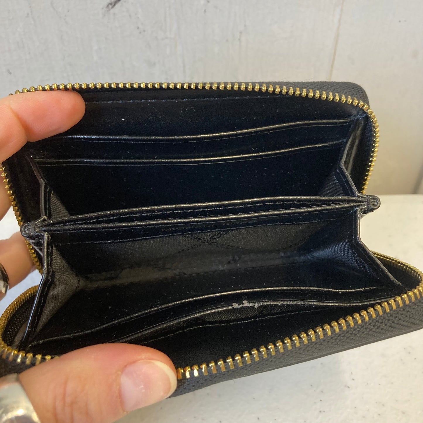 Wallet Designer By Michael Kors In Black, Size:Small