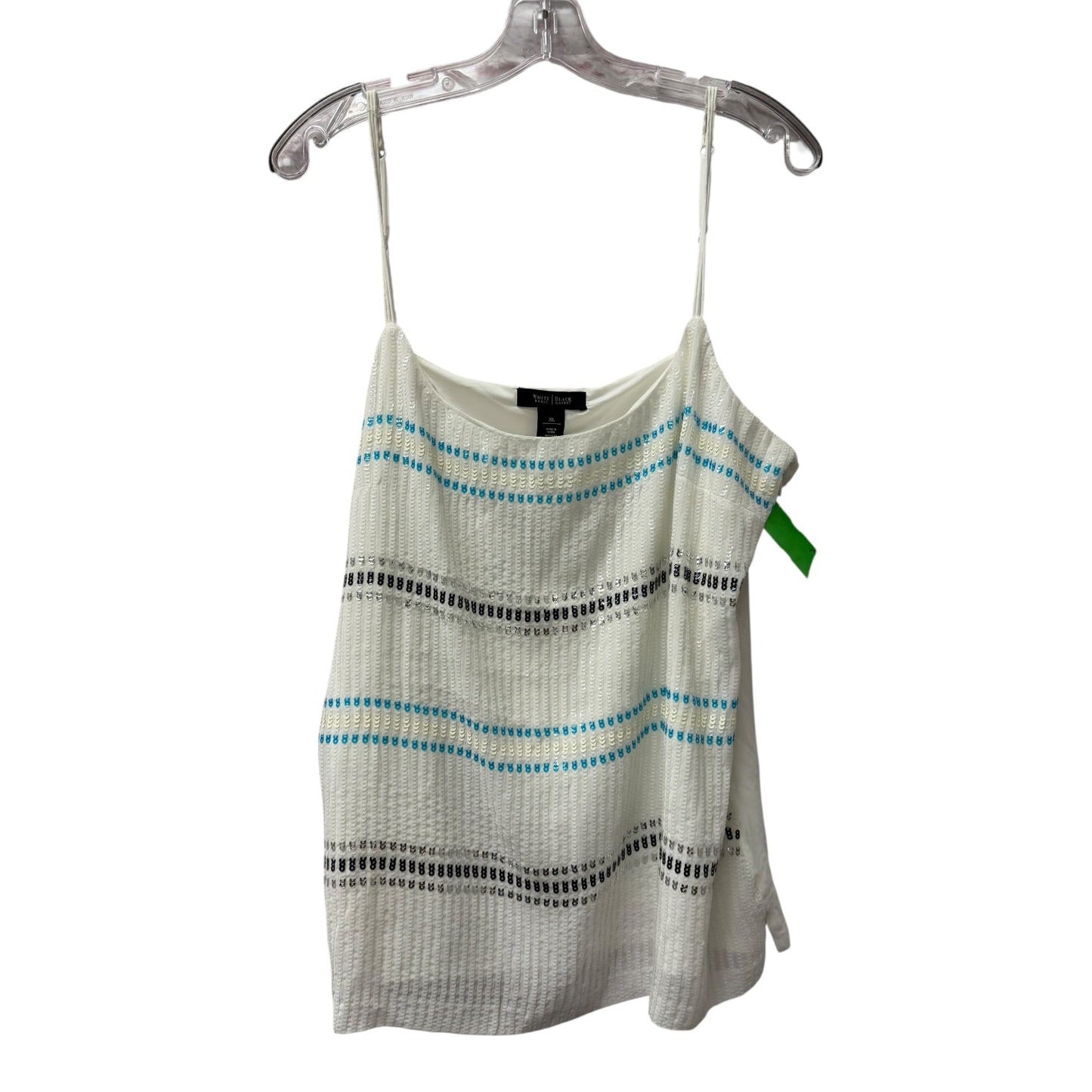 Top Sleeveless By White House Black Market In White, Size:Xl