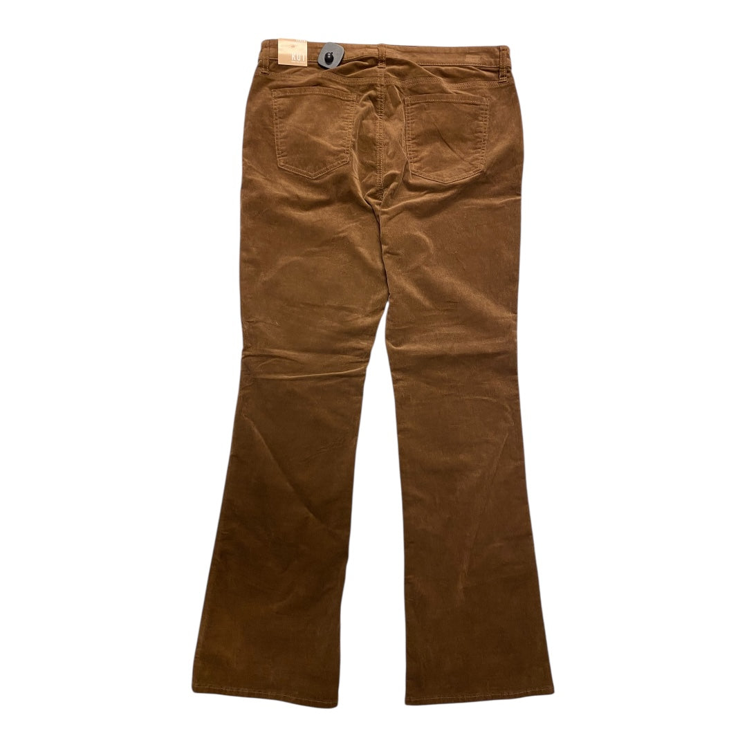 Pants Corduroy By Kut In Brown, Size:14