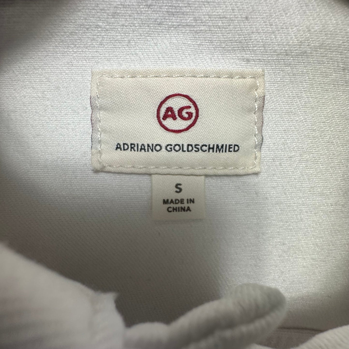 Jacket Denim By Adriano Goldschmied In White, Size: S