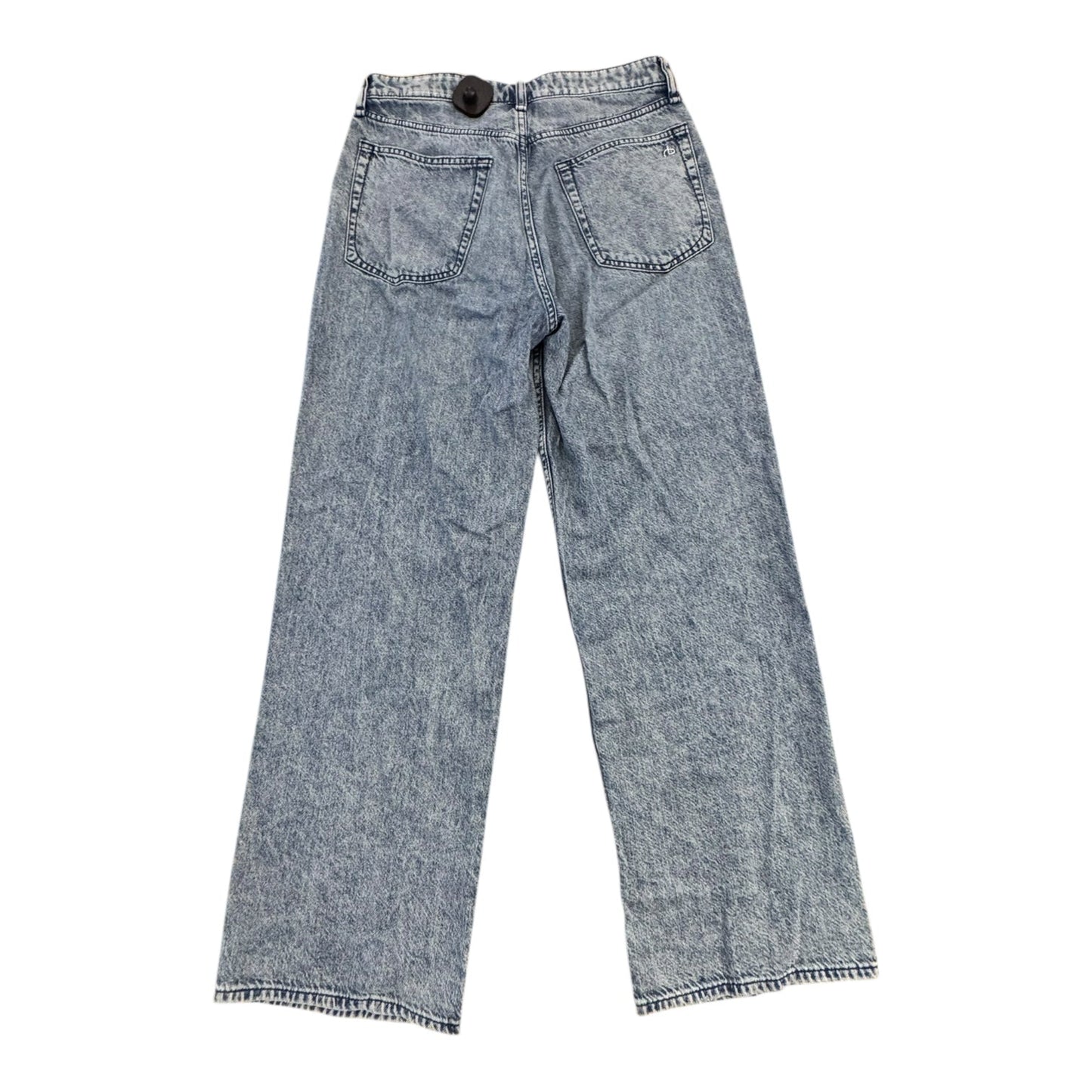Jeans Wide Leg By Rag And Bone In Blue Denim, Size:2