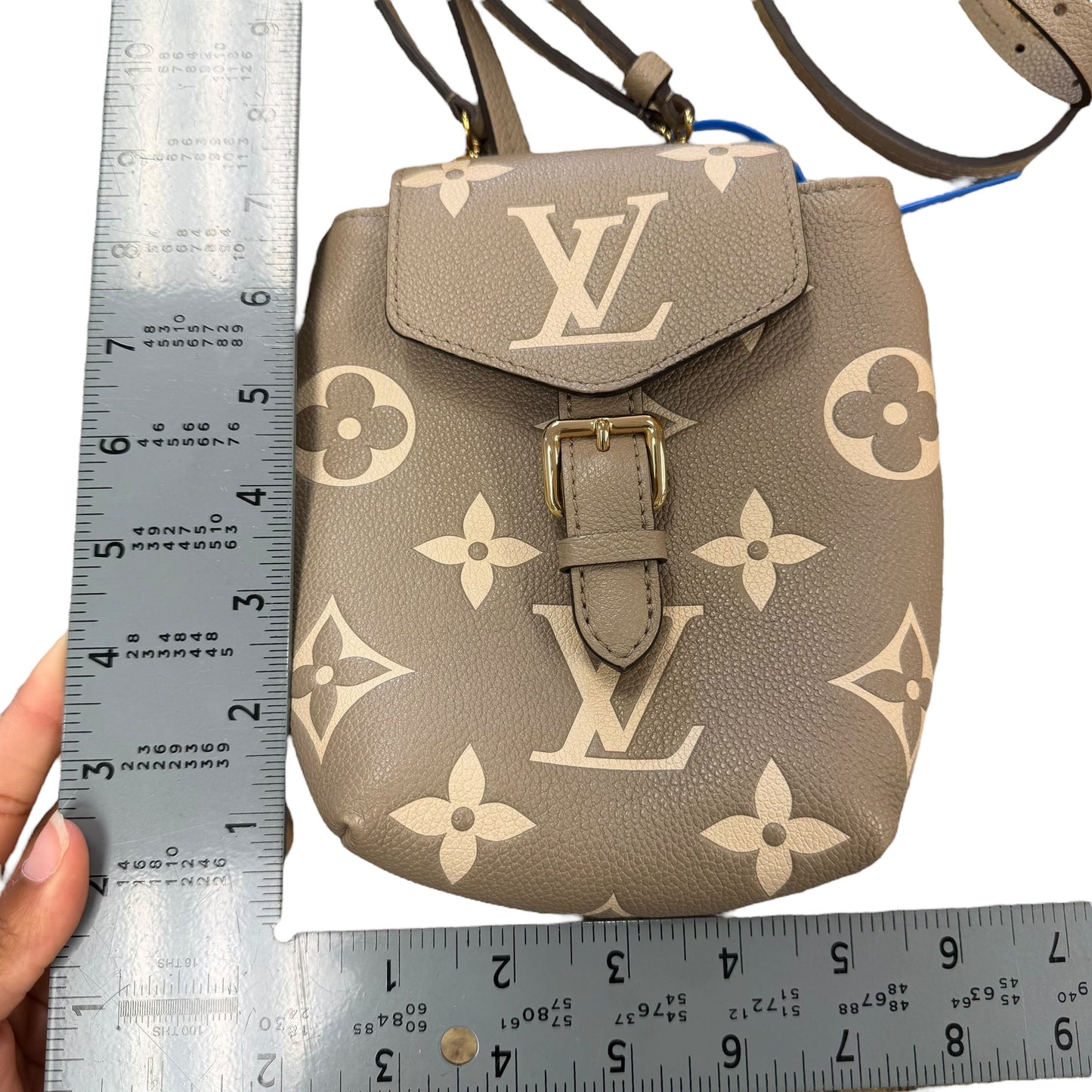 Backpack Luxury Designer By Louis Vuitton, Size: Small
