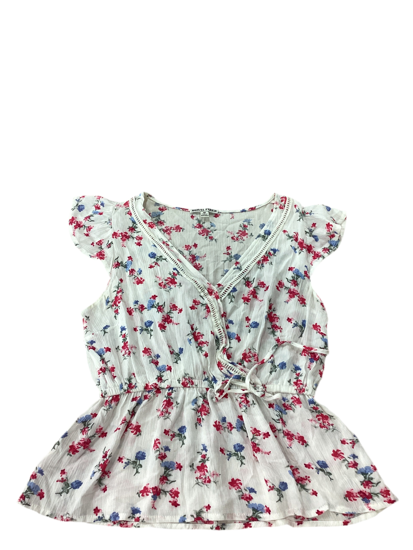 Top Ss By Cmc In Floral Print, Size:M