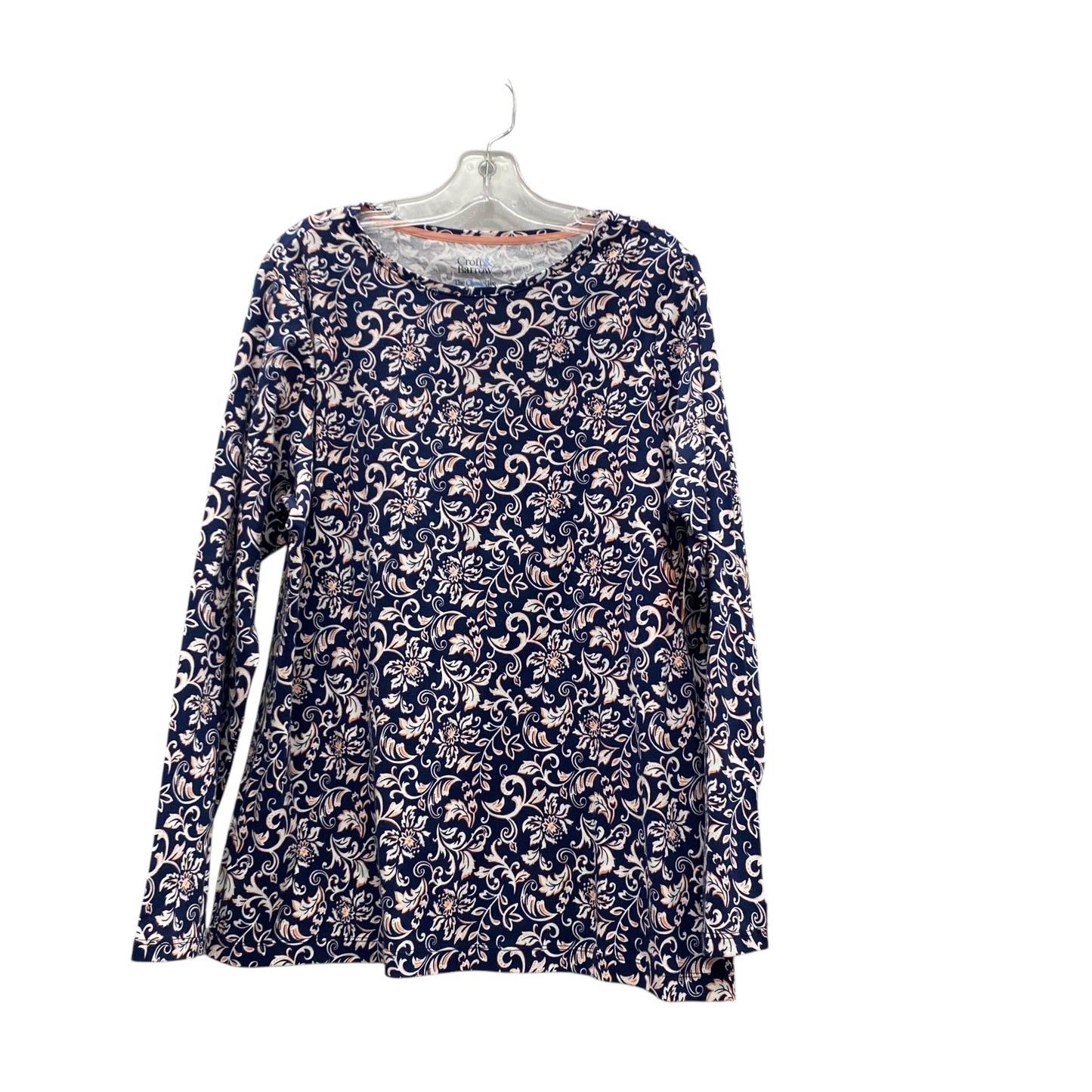 Top Ls By Croft And Barrow In Blue, Size:Xl