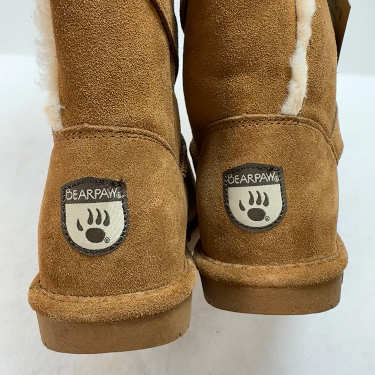 Boots Mid-calf Flats By Bearpaw In Brown, Size: 10