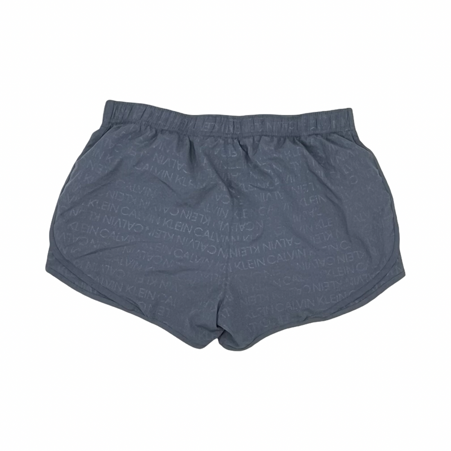Athletic Shorts By Calvin Klein In Grey, Size:L
