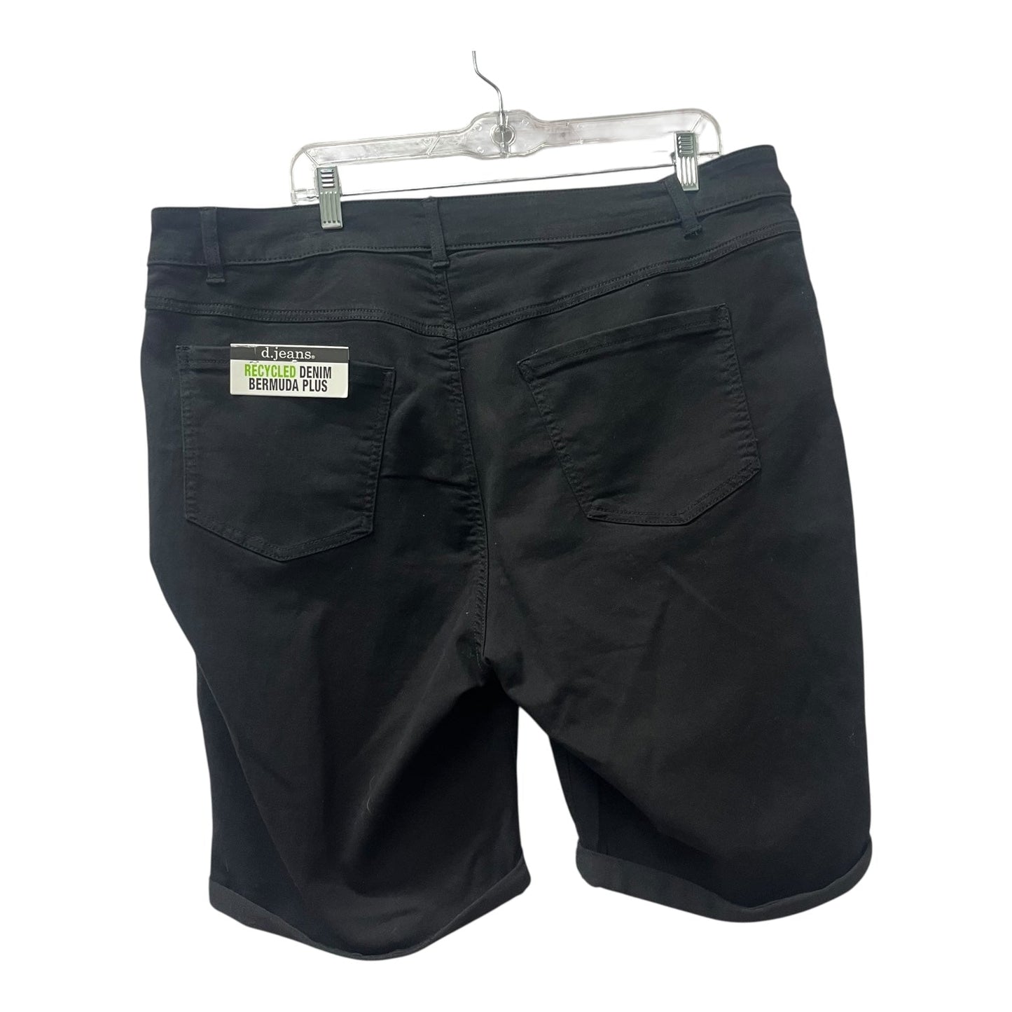 Shorts By D Jeans In Black, Size:20