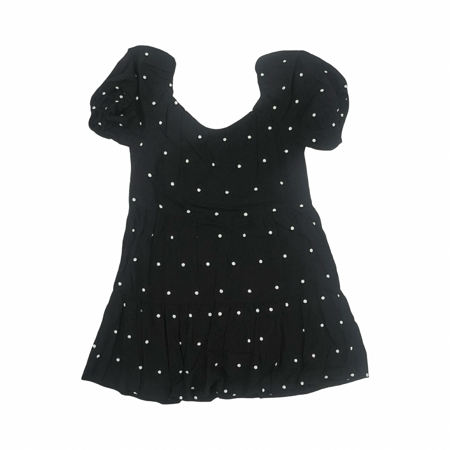 Dress Casual Short By Loft In Polkadot Pattern, Size:Xxsp