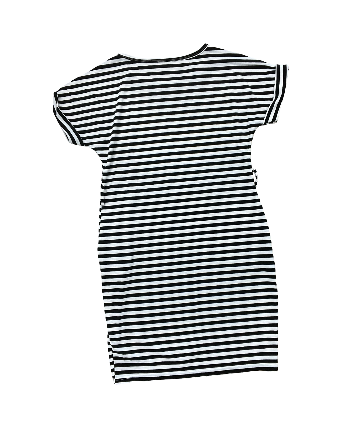 Dress Casual Midi By Clothes Mentor In Black & White, Size:M