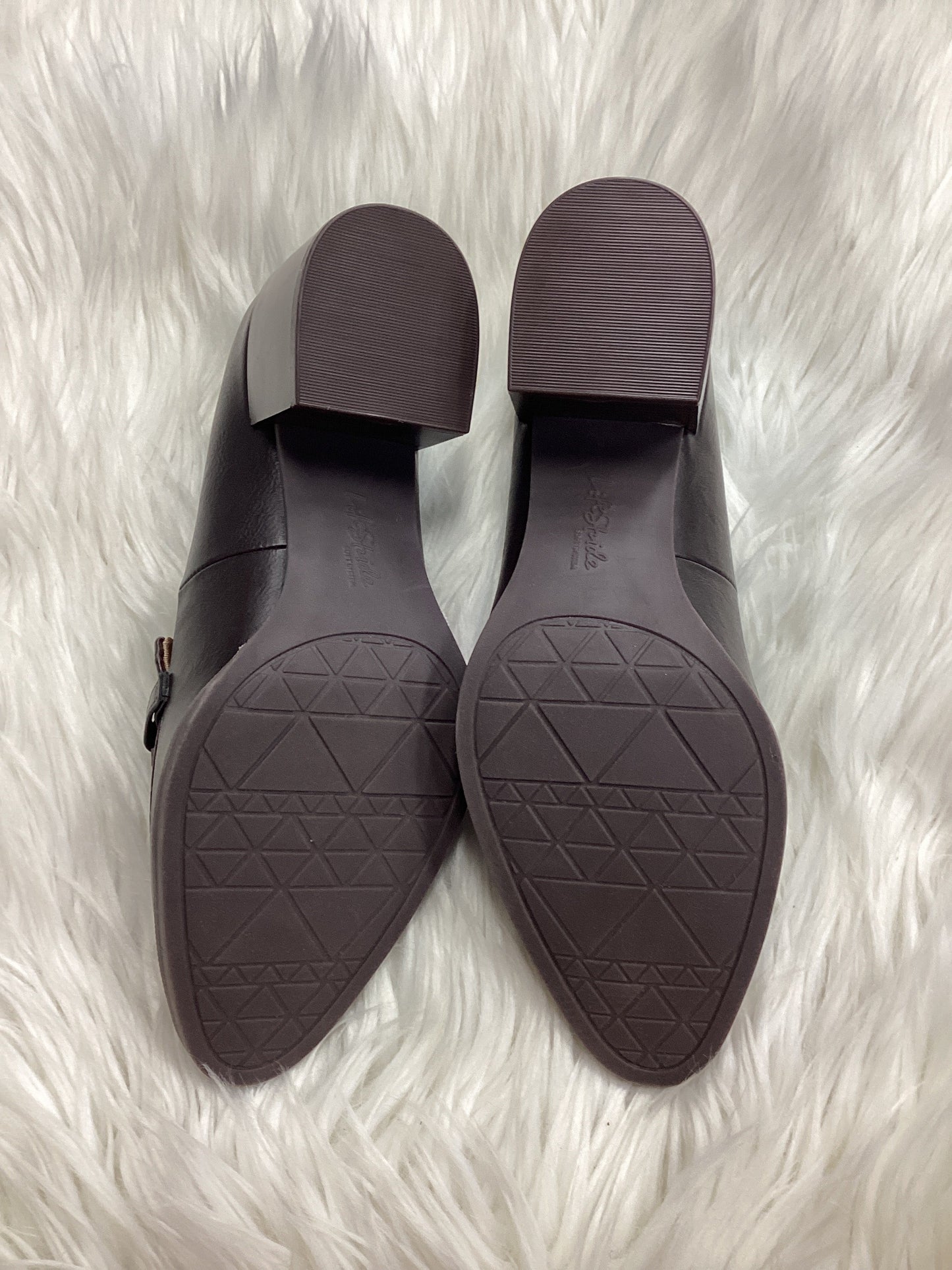 Shoes Heels Block By Life Stride In Brown, Size:7