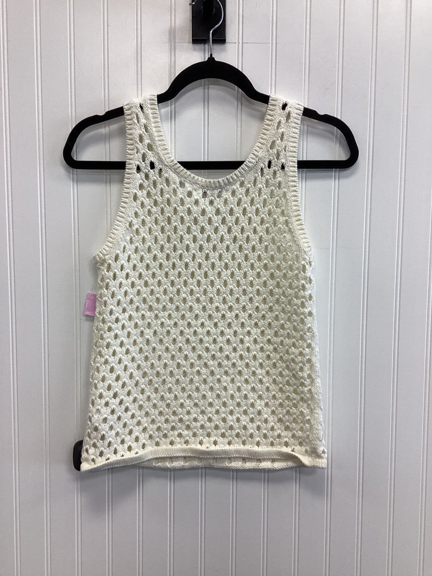 Top Sleeveless By Madewell In Cream, Size:Xs