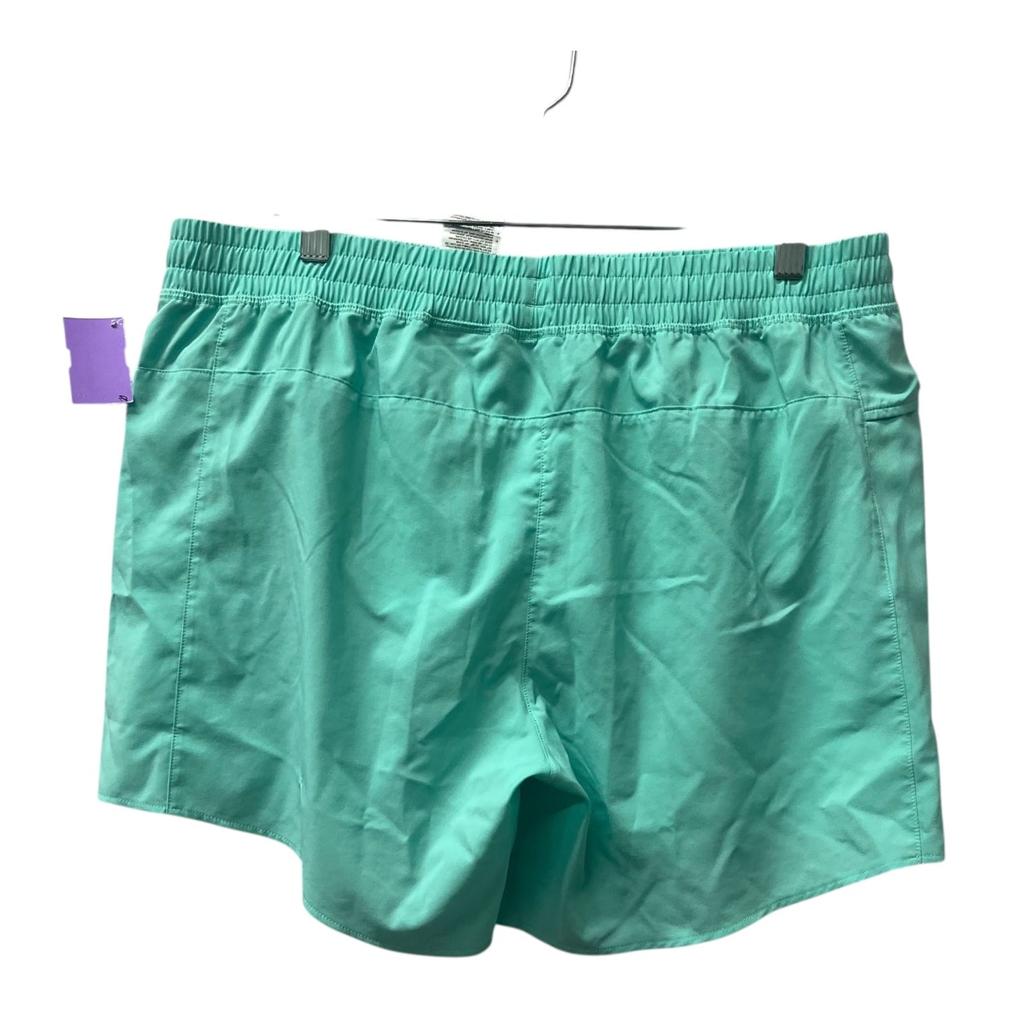 Athletic Shorts By Reebok In Green, Size:L