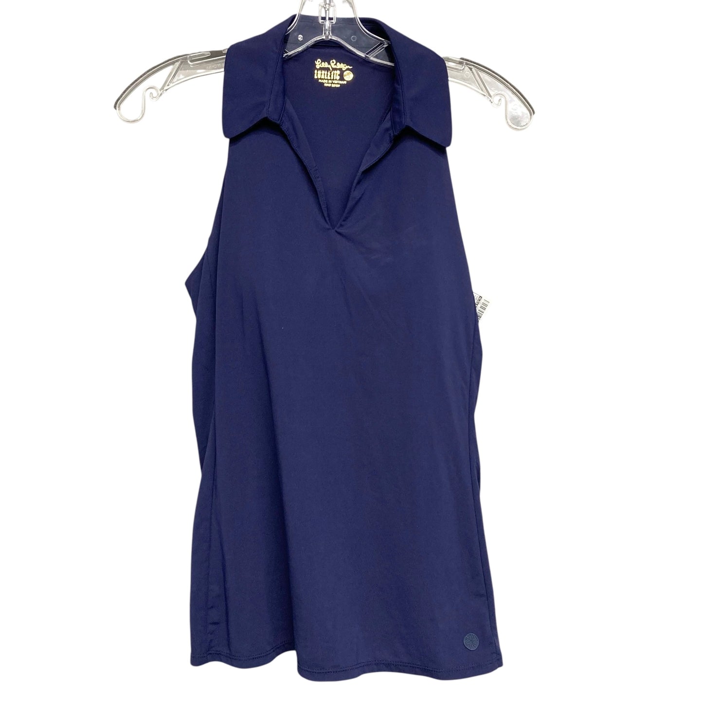 Top Sleeveless Designer By Lilly Pulitzer In Navy, Size:S