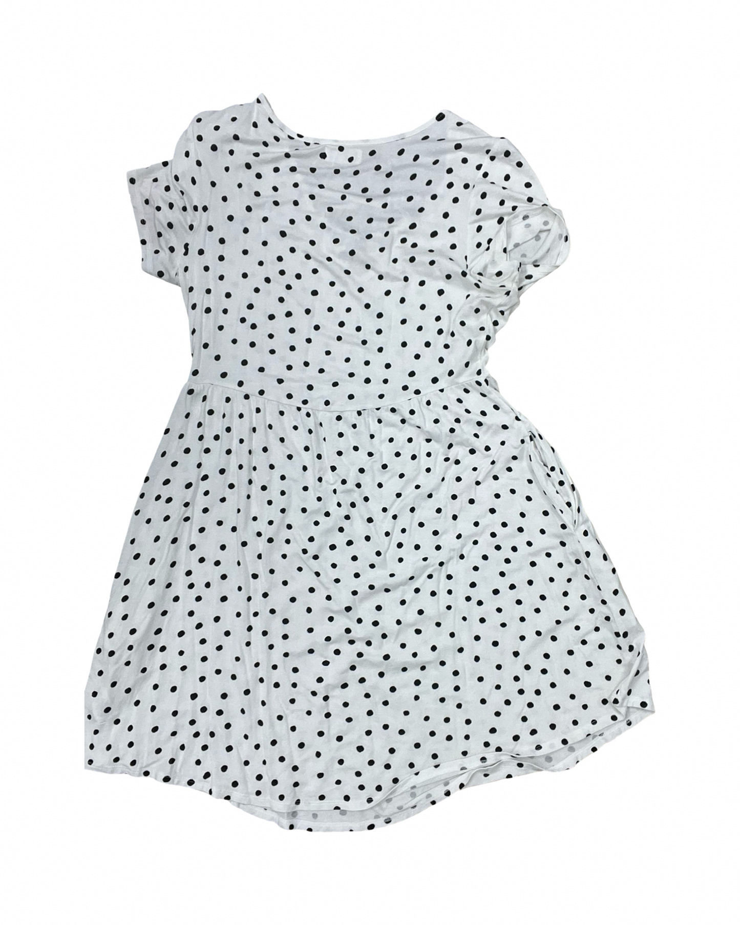 Dress Casual Midi By Maurices In Black & White, Size:M