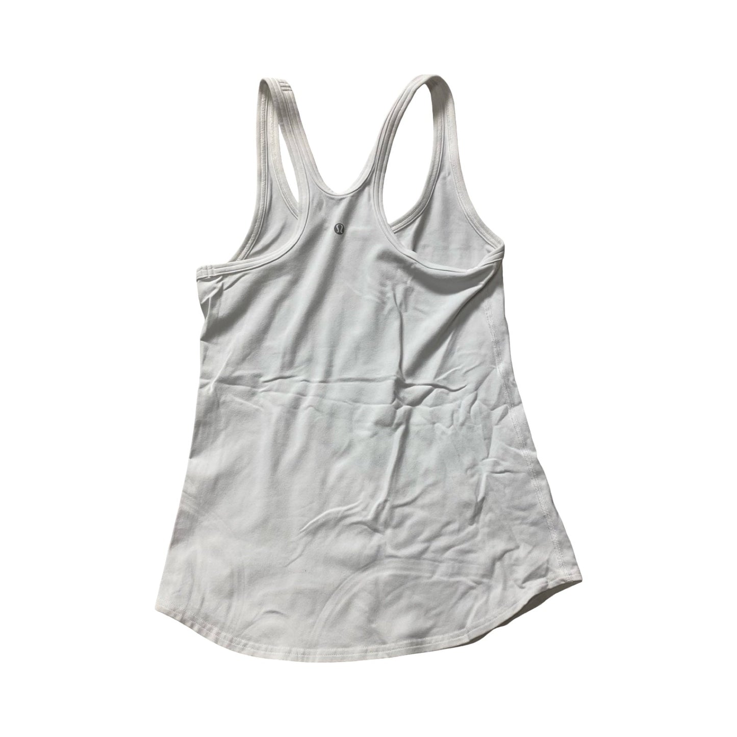 Athletic Tank Top By Lululemon In White, Size:S