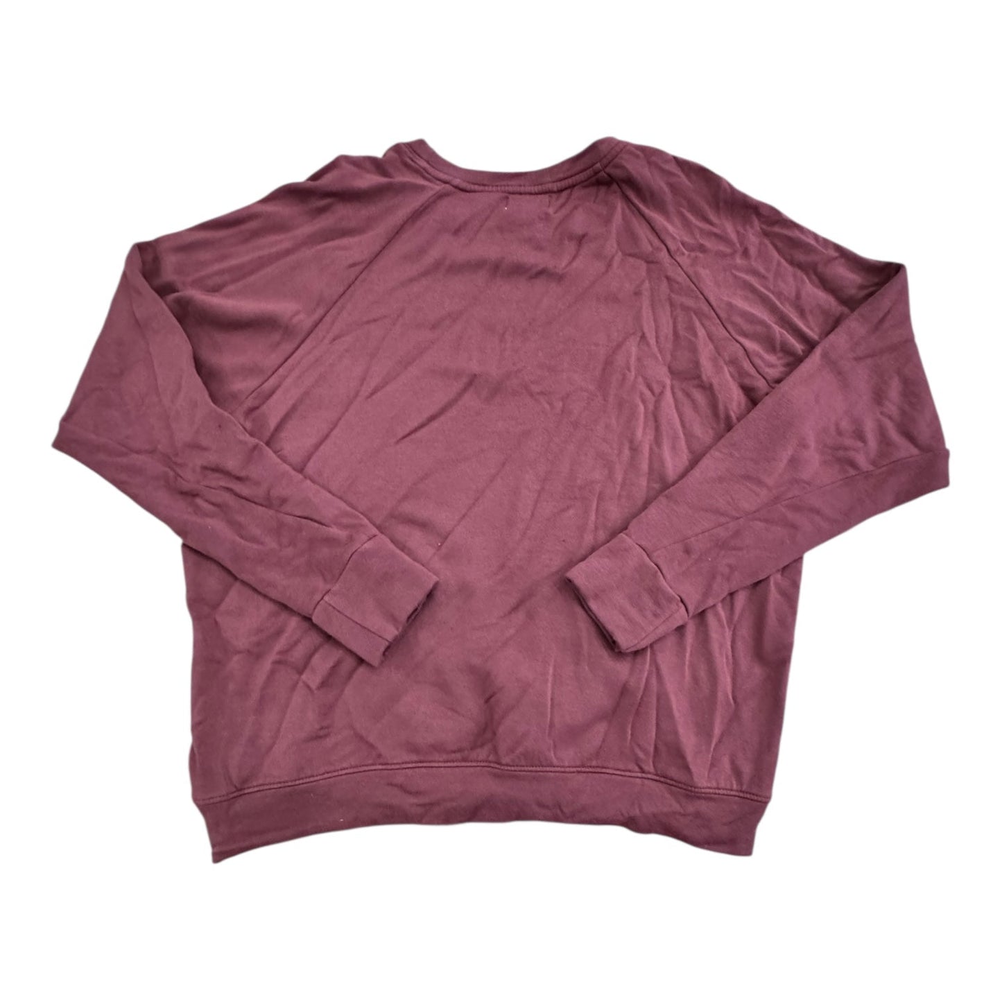 Sweatshirt Crewneck By Sundry In Maroon, Size:Xs