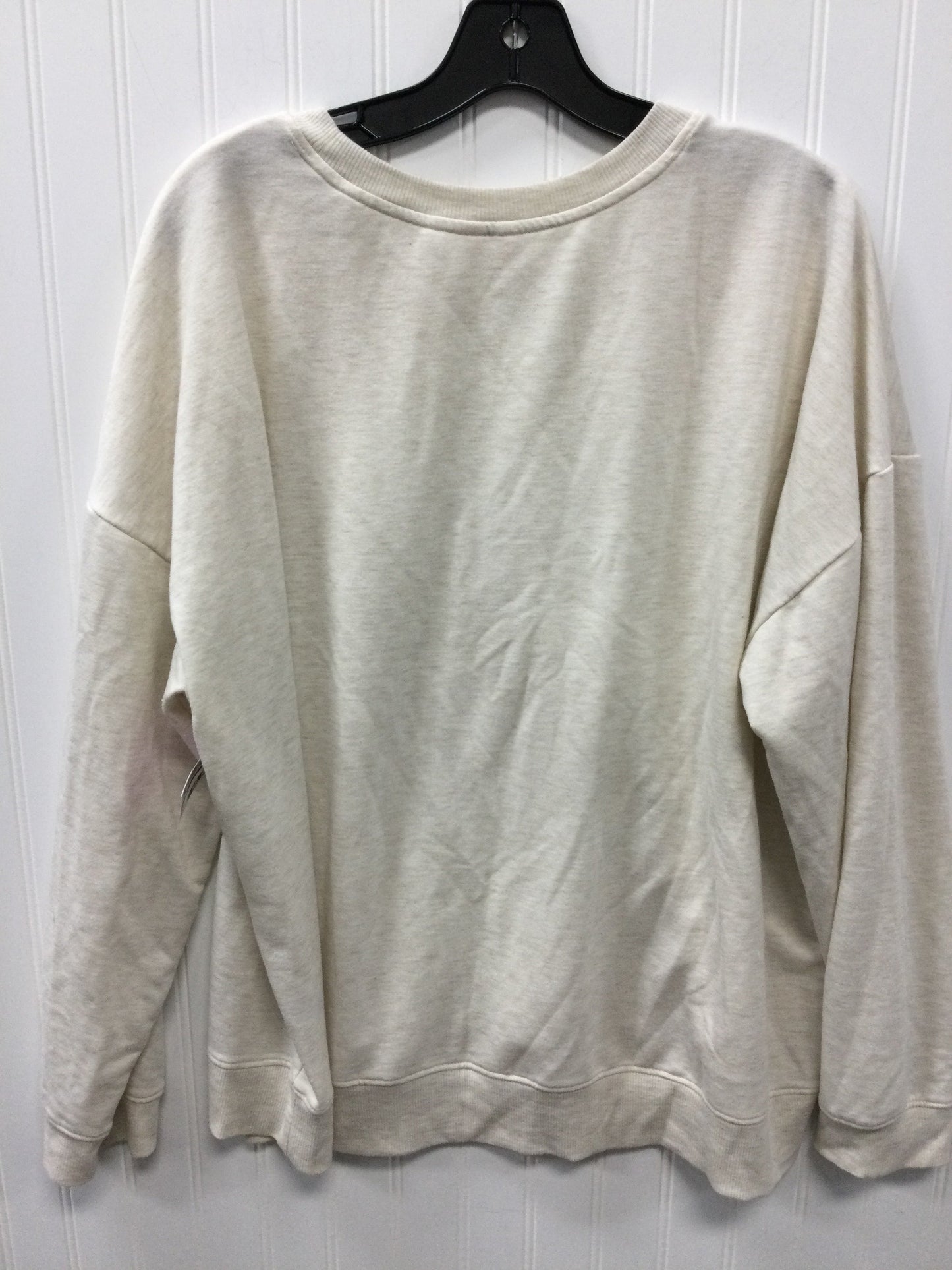 Top Ls By Joyspun In Cream, Size:2X