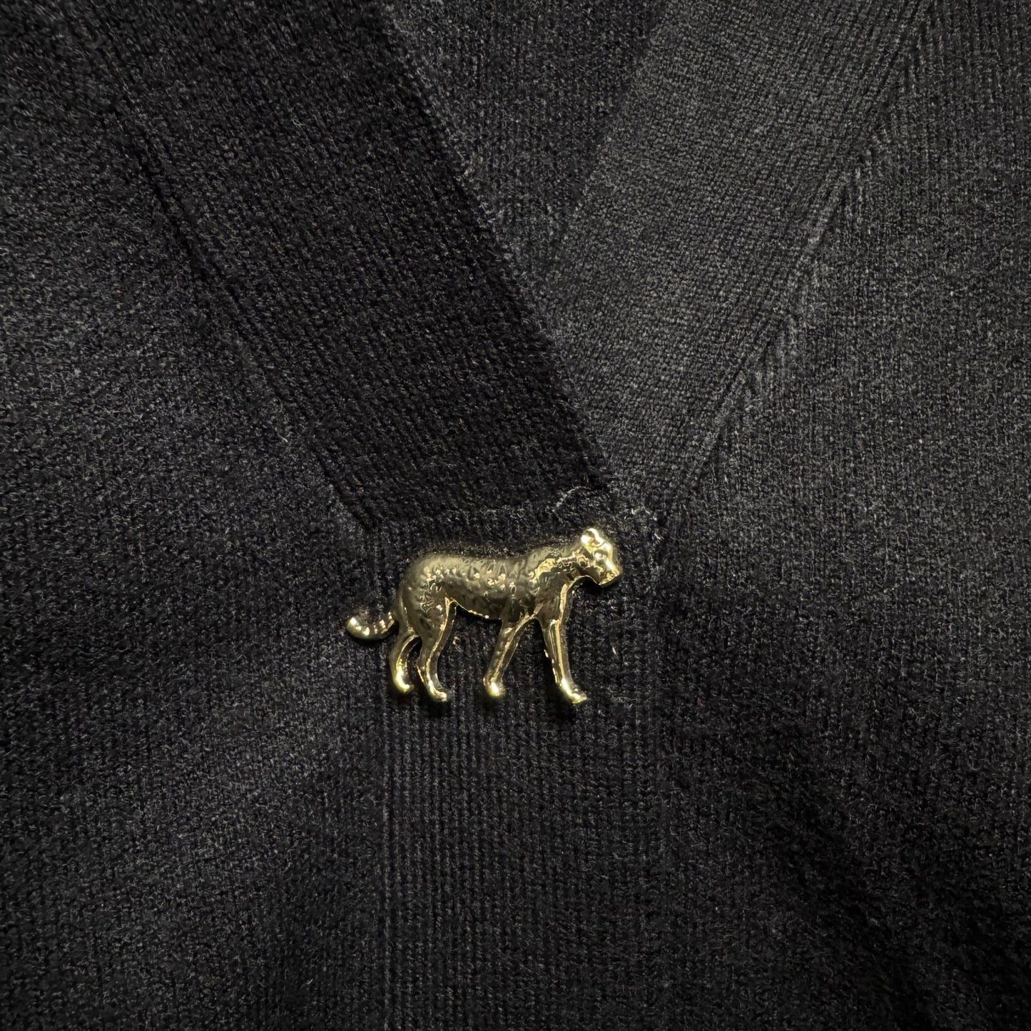Cat Button Sweater By Crown And Ivy In Black, Size: S