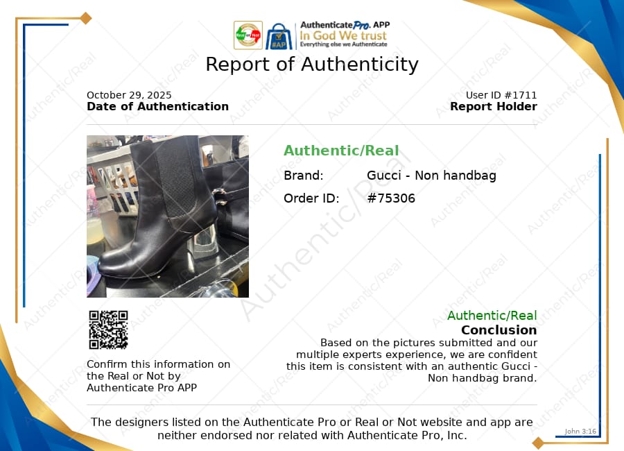 Boots Luxury Designer By Gucci In Black & Silver, Size: 9