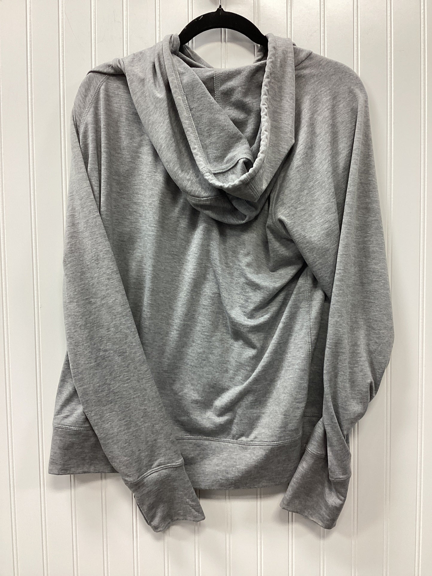 Athletic Jacket By Cmc In Grey, Size:1X