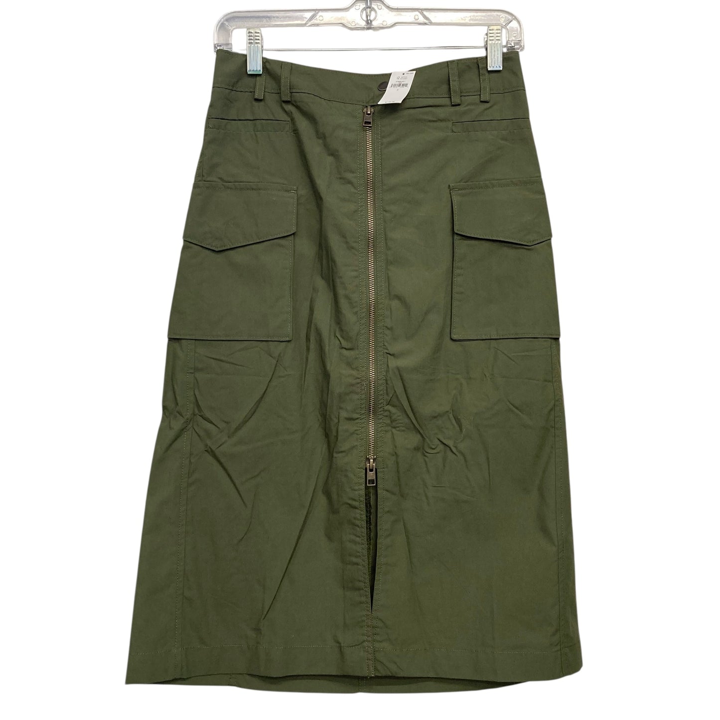 Skirt Midi By Banana Republic In Green, Size:2