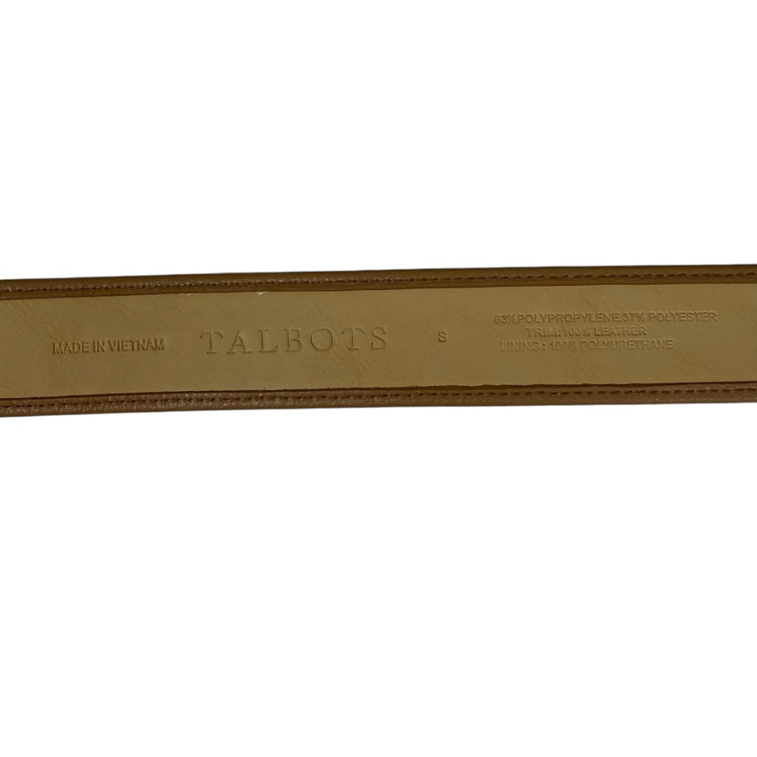 Belt By Talbots In Brown & Tan