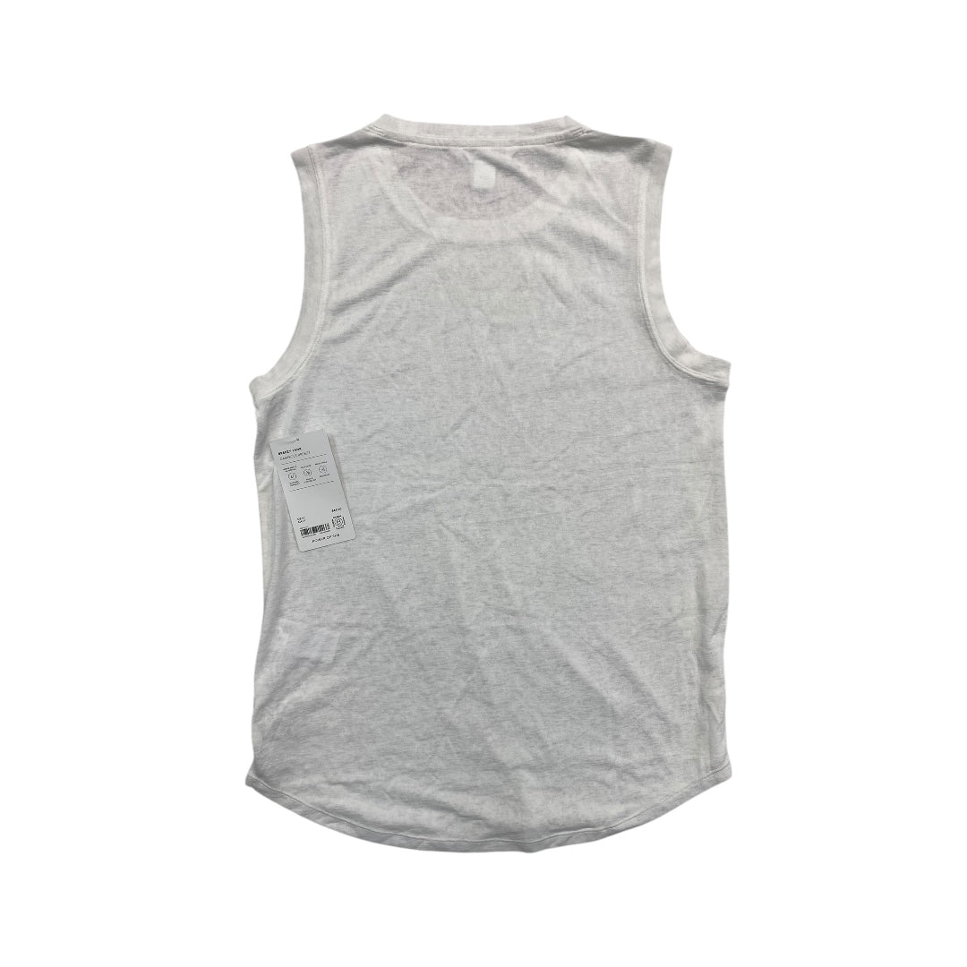 Athletic Tank Top By Athleta In White, Size:M