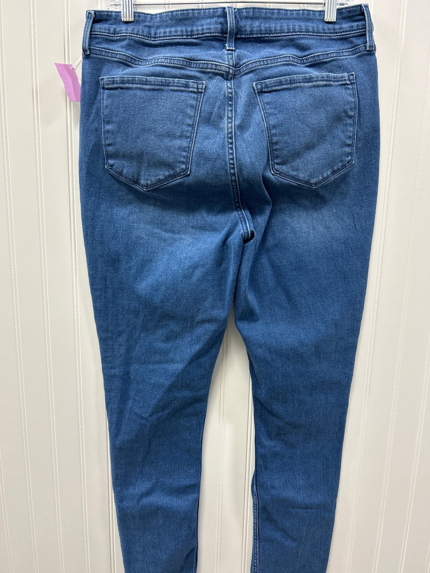 Jeans Skinny By Old Navy In Blue Denim, Size:14