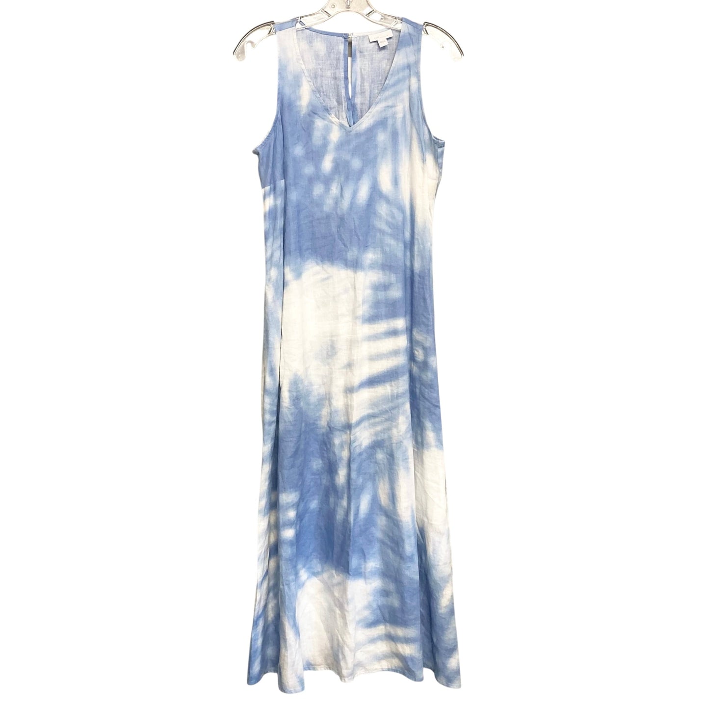 Dress Casual Maxi By J. Jill In Blue & White, Size:S