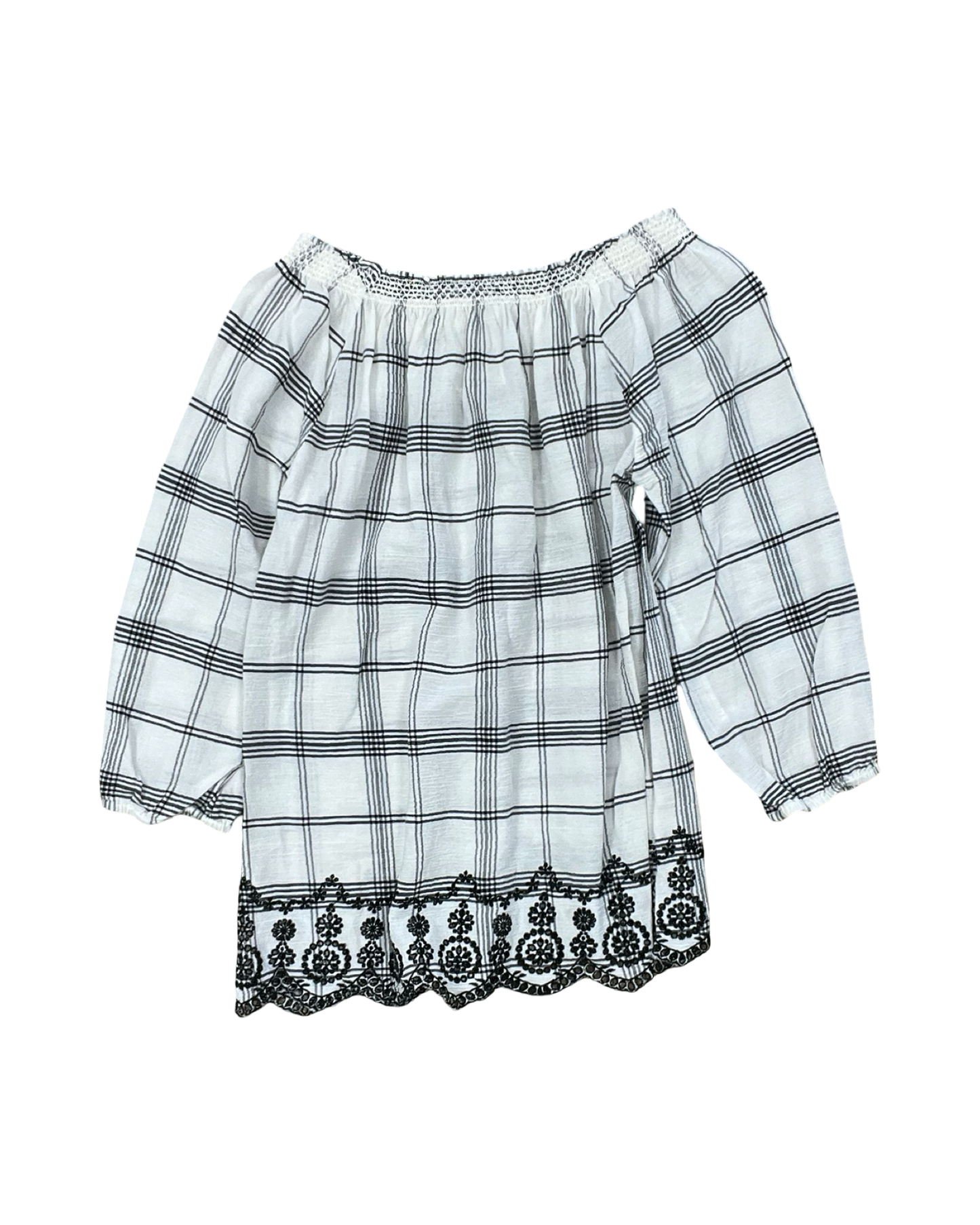 Top 3/4 Sleeve By Chaps In White, Size:Xs