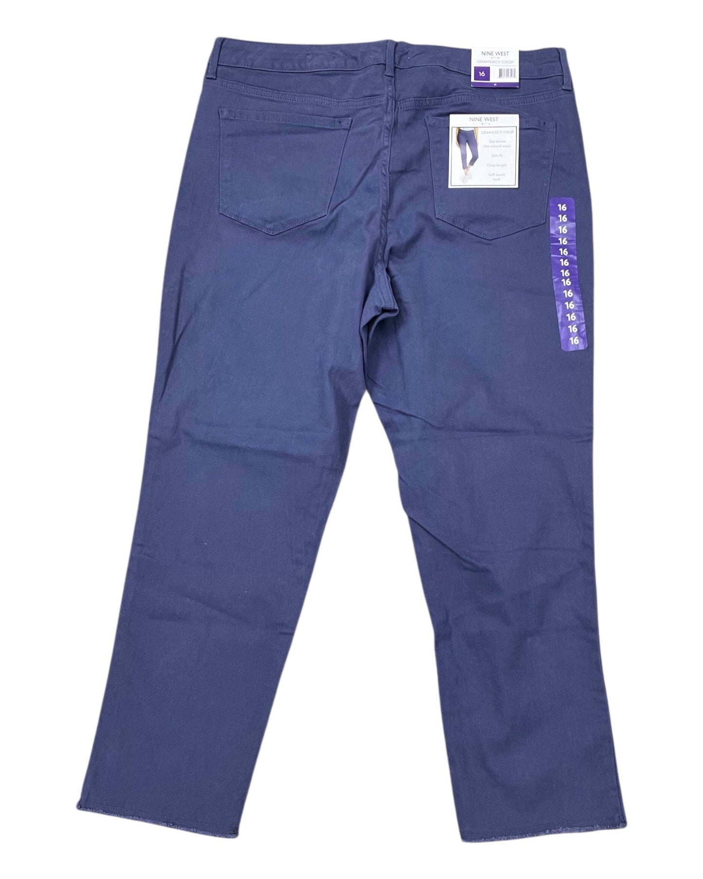 Jeans Cropped By Nine West In Blue, Size:16