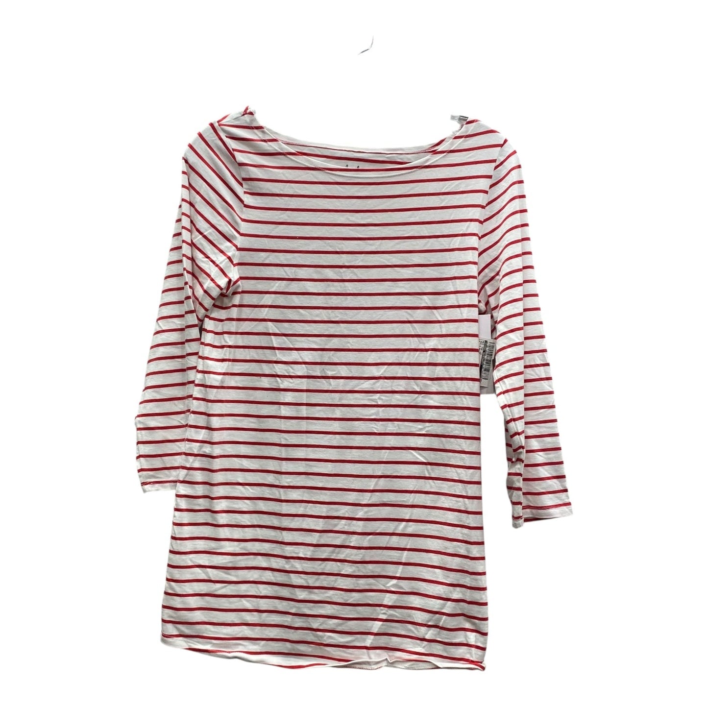 Mat Top Ls By Isabel Maternity In Red & White, Size:M