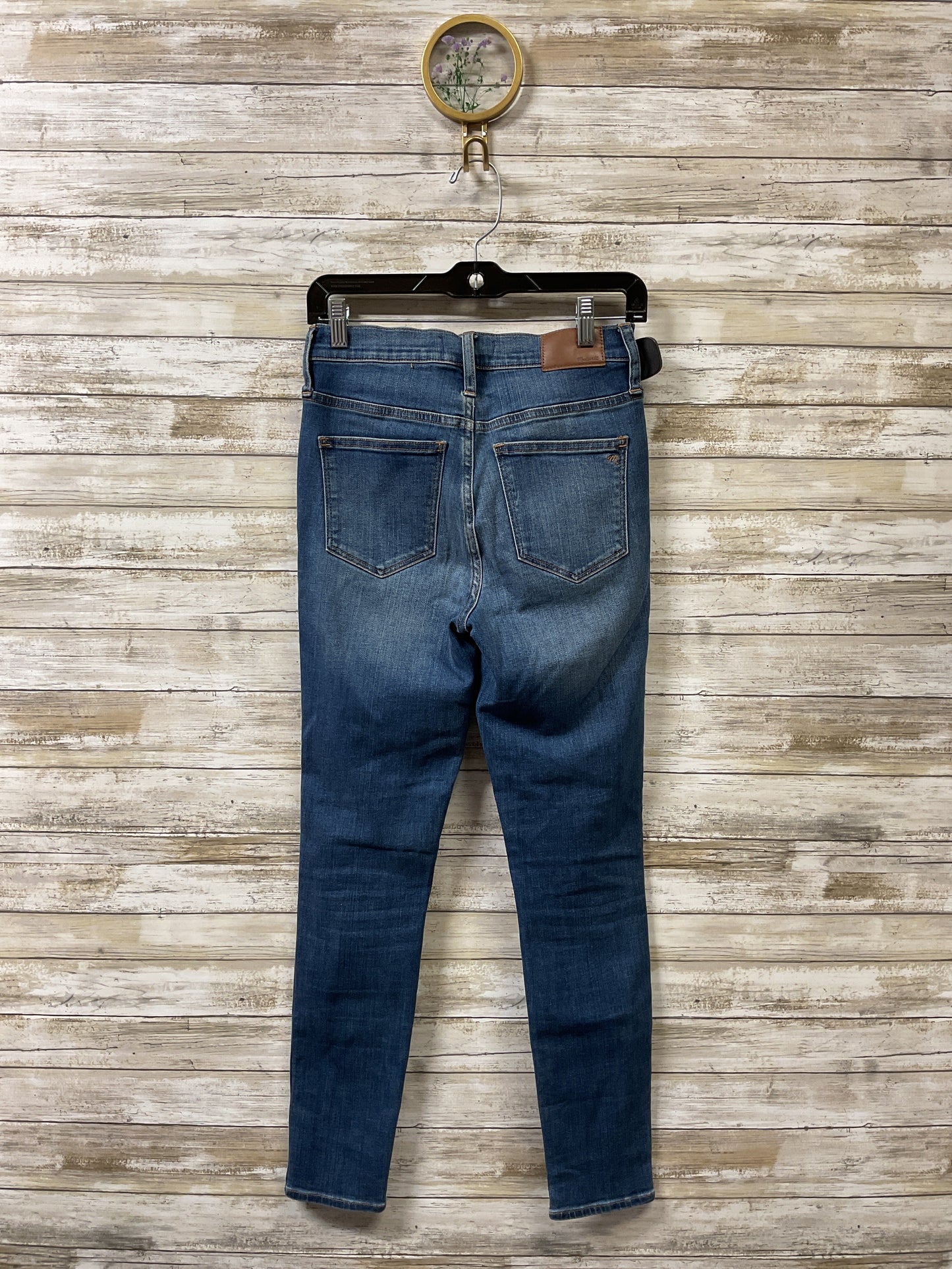 Jeans Skinny By Madewell In Blue Denim, Size:0