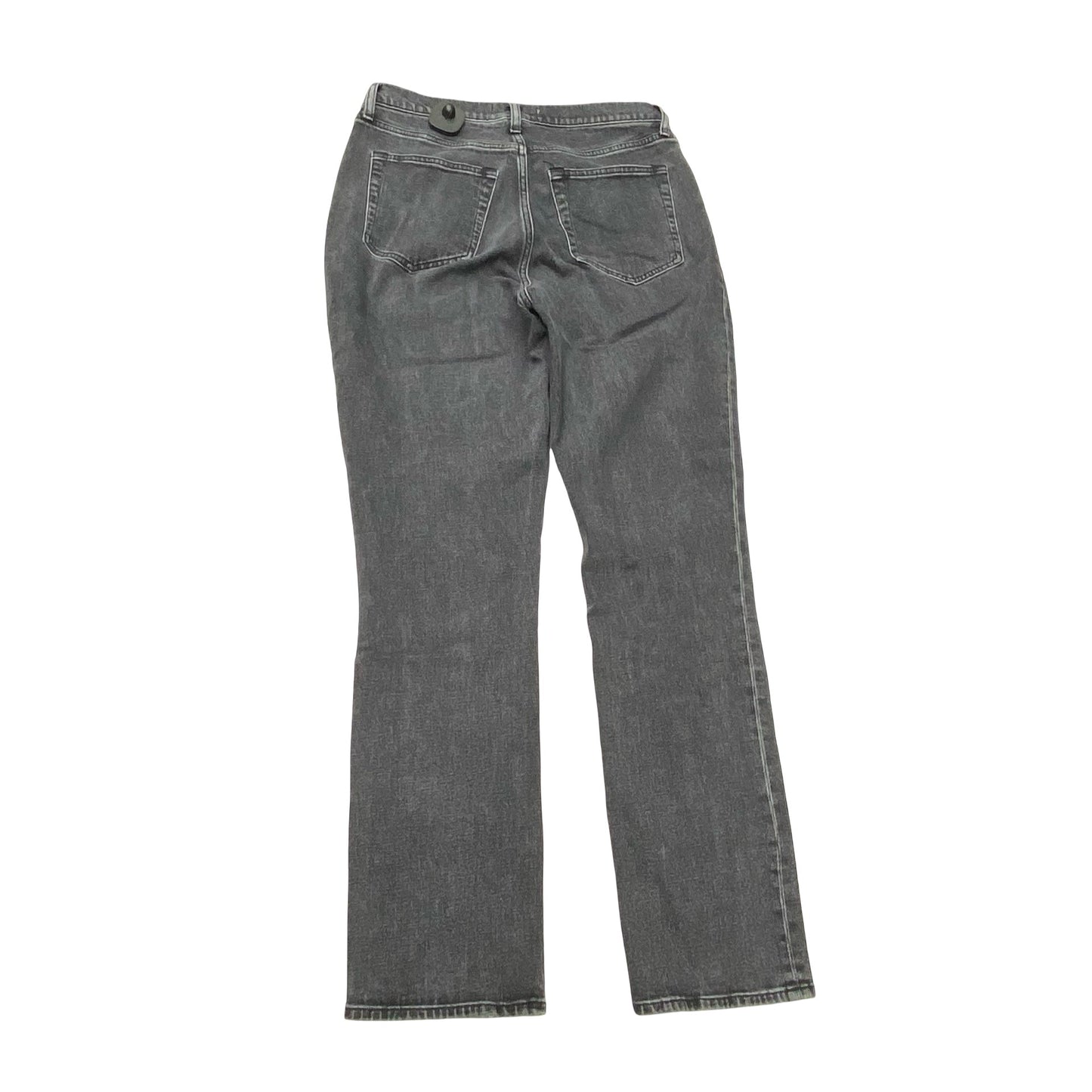 Jeans Straight By Abercrombie And Fitch In Black Denim, Size:10