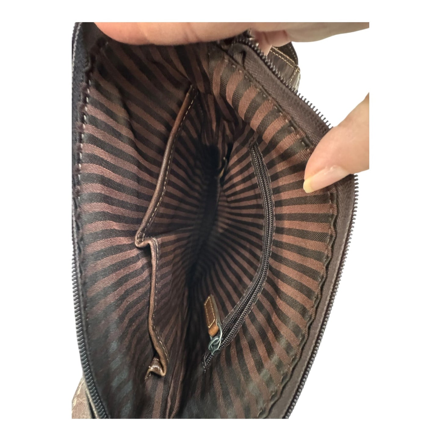 Handbag By Jack georges In Brown, Size:Medium