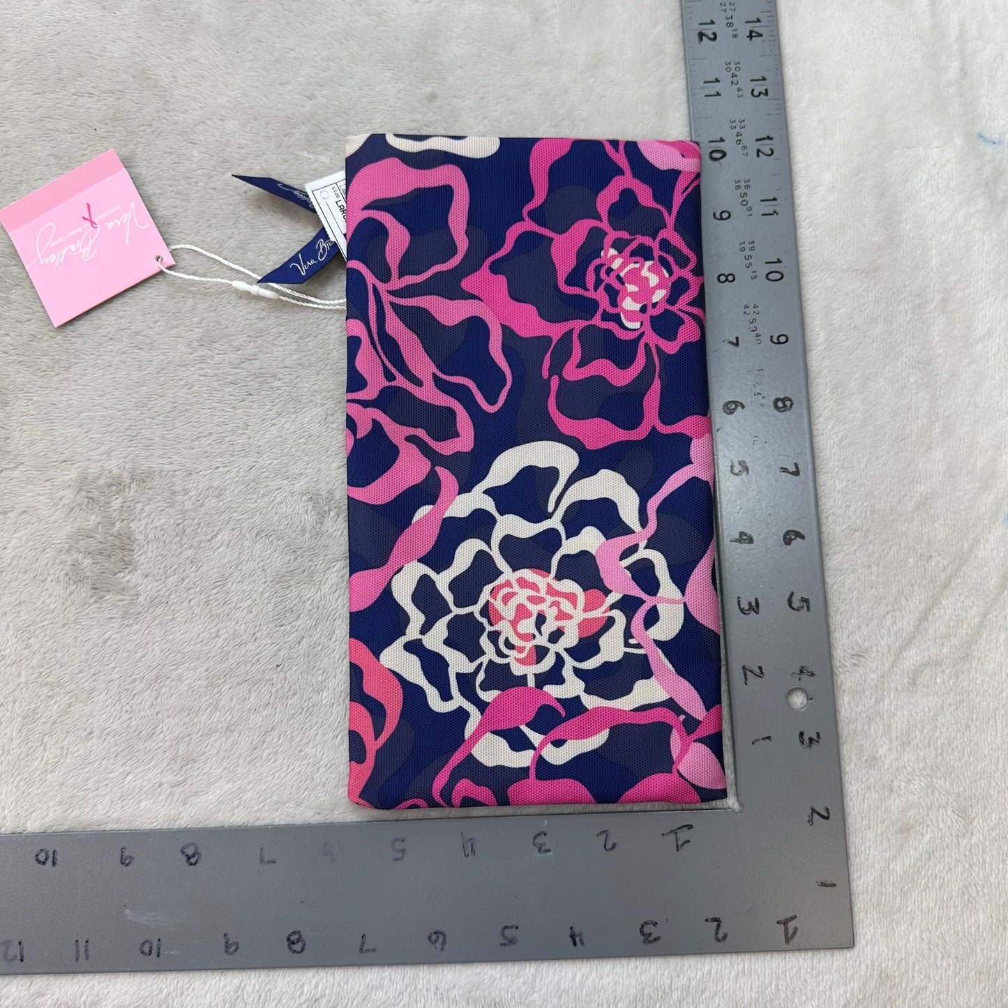 Lighten Up Pencil Pouch in Katalina Pink By Vera Bradley, Size: Large